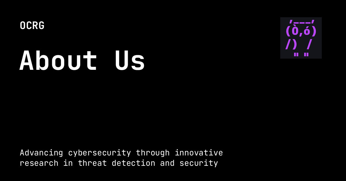 About us ocrg